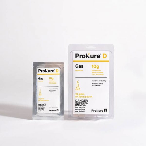 ProKure D, 10 gram Gas Deodorizer (Slow Release - 30 days)